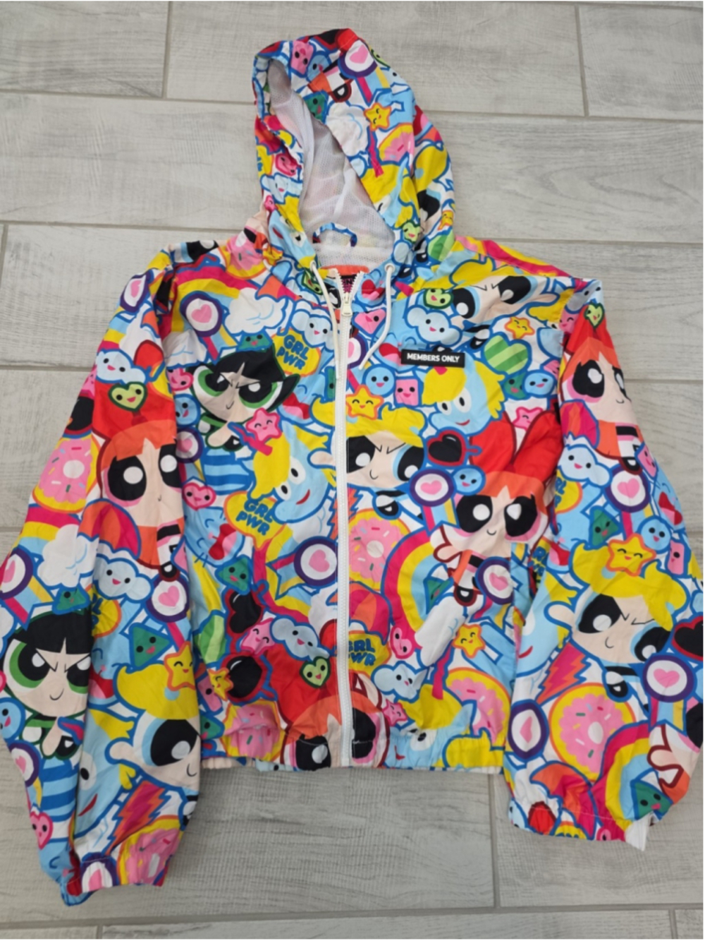 Member Only Power Puff Girls Cartoon Network Jacket Size 3XL